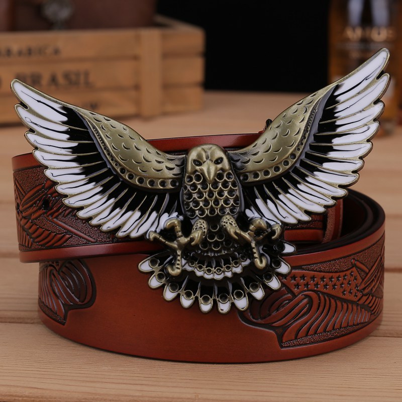 Men's Fashion Eagle Leather Belt 4632e3dd c5af 4b79 ad24 efa04e387053