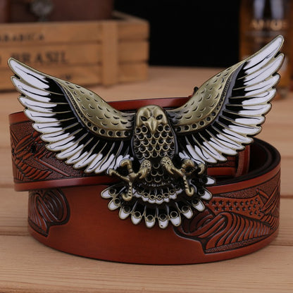 Men's Fashion Eagle Leather Belt 4632e3dd c5af 4b79 ad24 efa04e387053