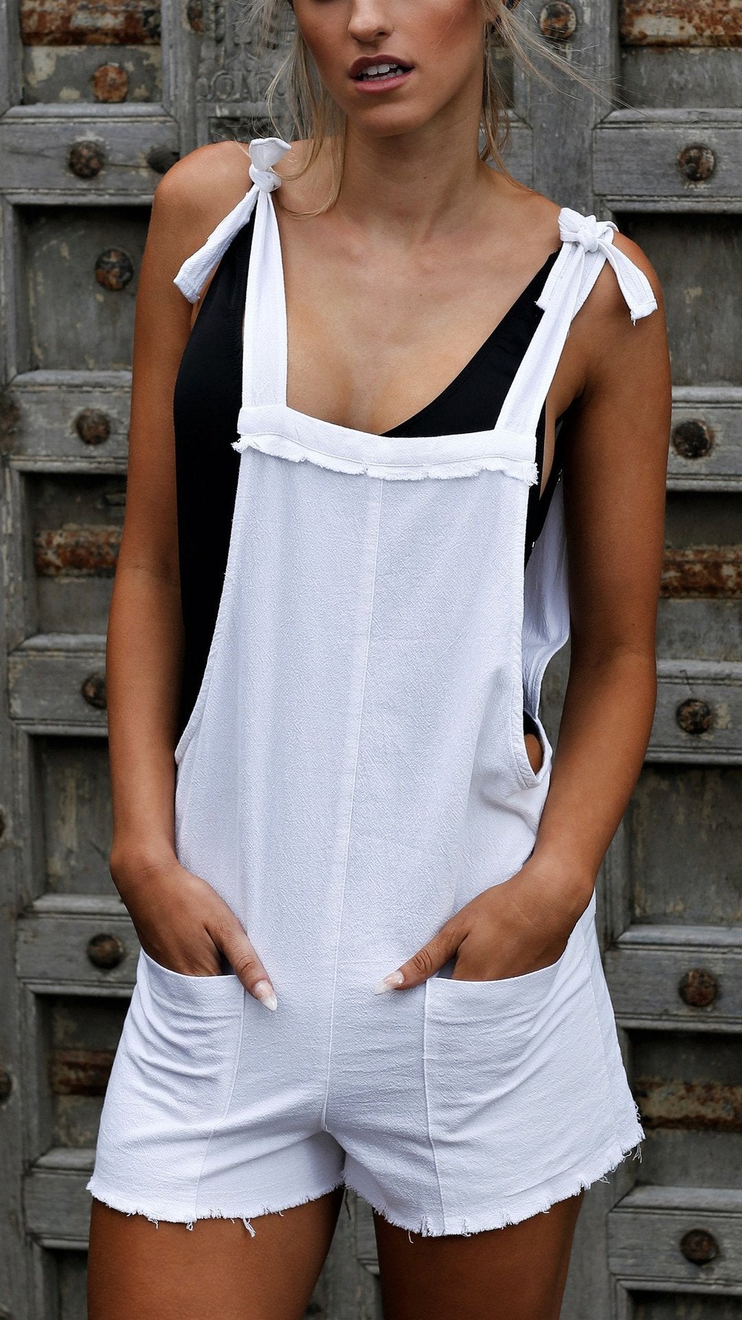 Summer Amazon AliExpress Explosive Strap Fashion Trend Personality Jumpsuit Shorts 4635819902 862062552