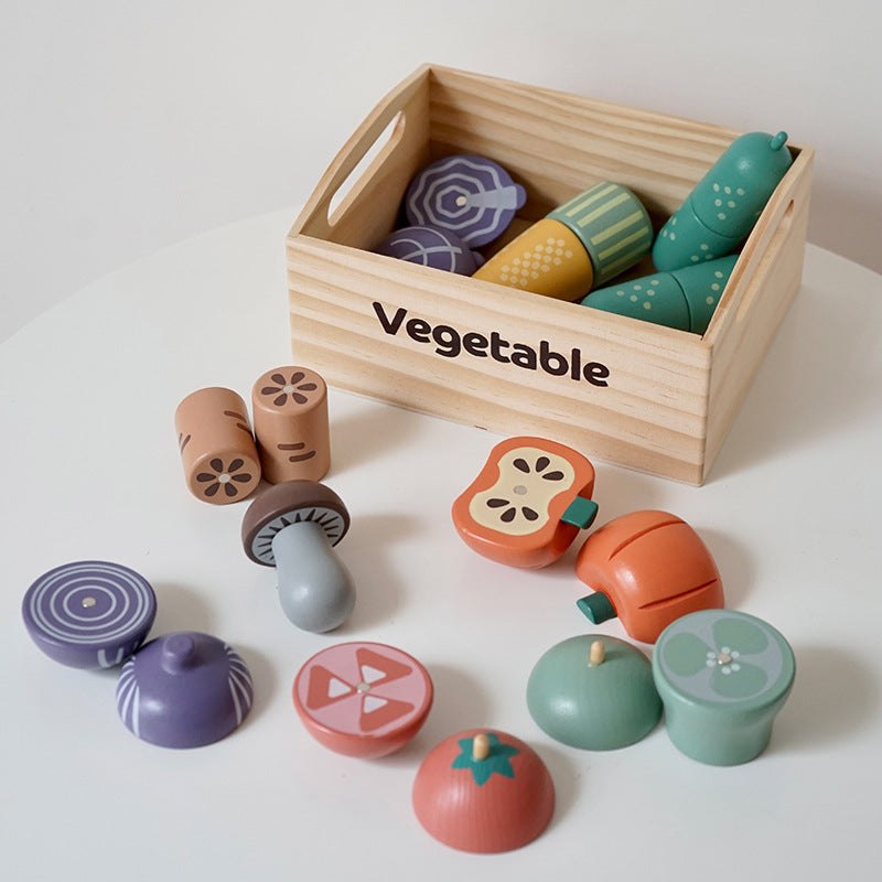 Wood Magnetic Vegetables Fruit Cut Meal Group 46368739 508f 4d1f bc9d c72652b8a36c
