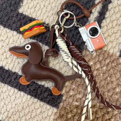 Handbag Pendant Sausage Dog Doll Keychain 463ccc90 71e7 4b4d a0db b653530d8b4c