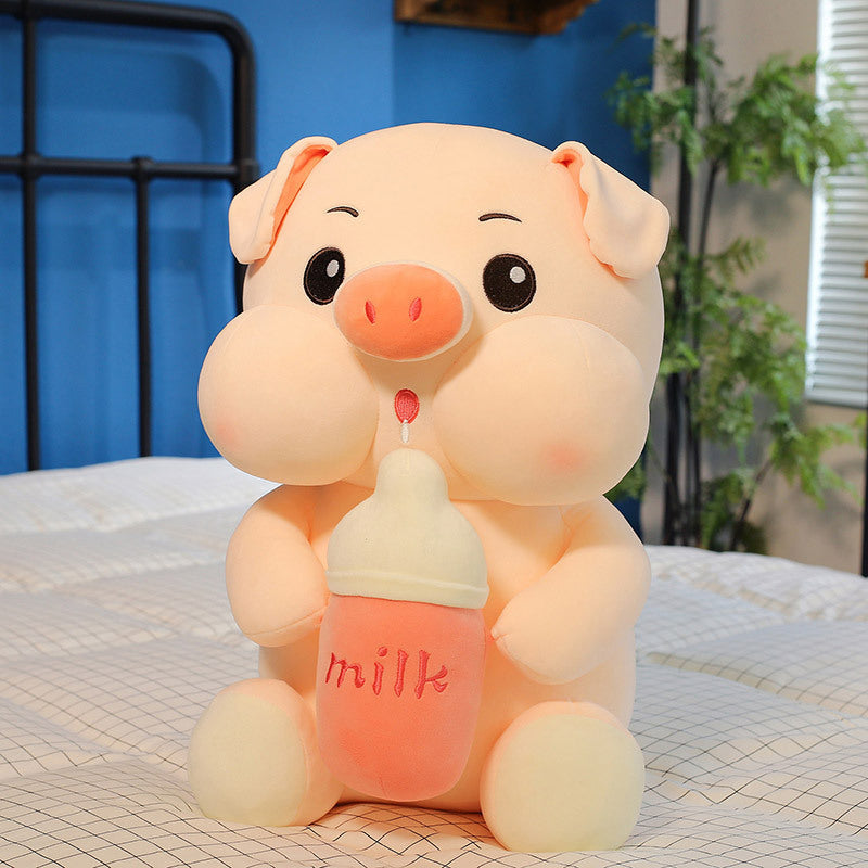Baby Bottle Pig Ragdoll Plush Toy Doll 465eb3bd c84b 44ec 8c78 d323ffdb6393
