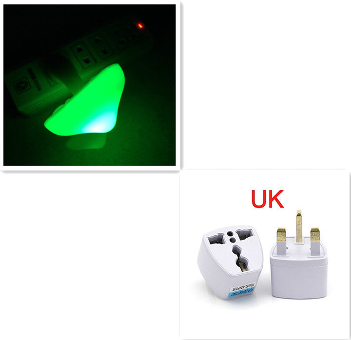 LED Night Light Mushroom Wall Socket Lamp EU US Plug Warm White Light-control Sensor Bedroom Light Home Decoration 4663ee94 e