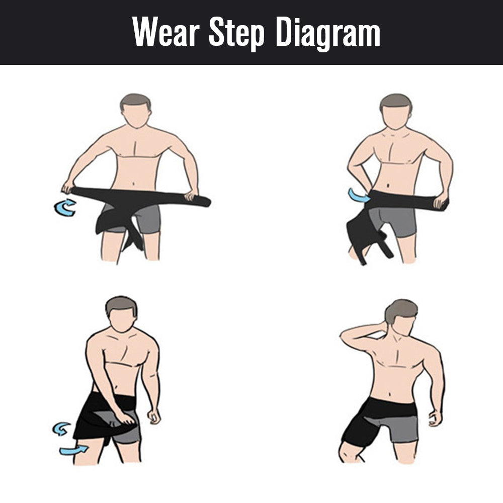 Anti-muscle strain sports hip guard thigh strap 4664831593813