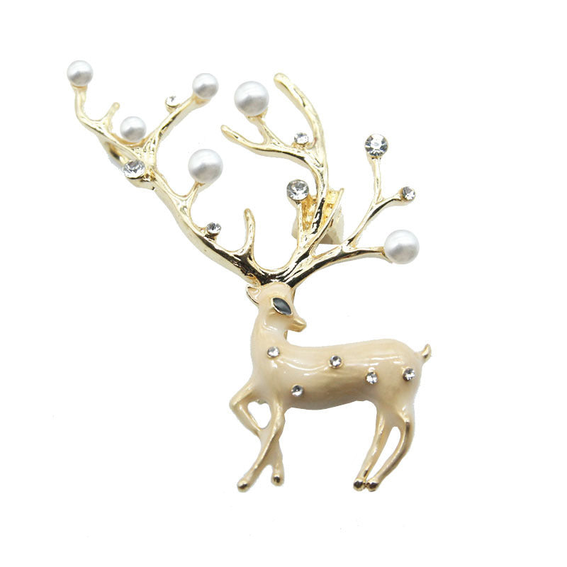 Fashionable and exquisite drip deer brooch 4665936787917
