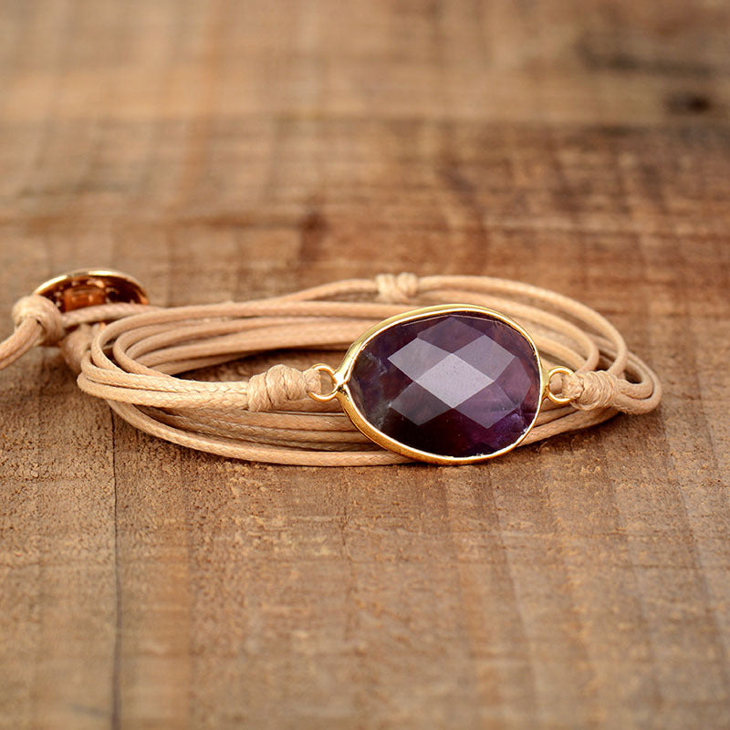 Amethyst ladies bracelet 4666332522860