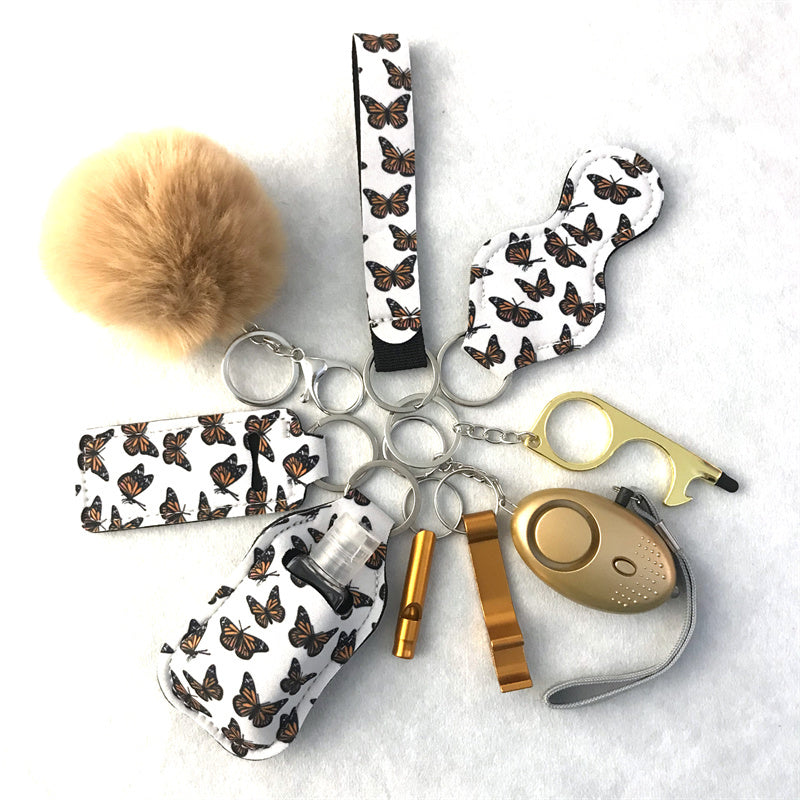 Wrist Keychain 10 Pieces Suit Door Opener Hand Sanitizer Bag 468f1242 f609 4648 8919 cb689def4b20