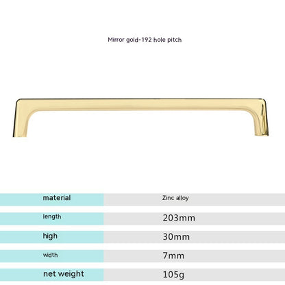 Nordic Cabinet Door Handle Modern Minimalist Black Gray Wardrobe Zinc Alloy Handle Kitchen Cabinet 4692fd19 90aa 4866 8c21 1f