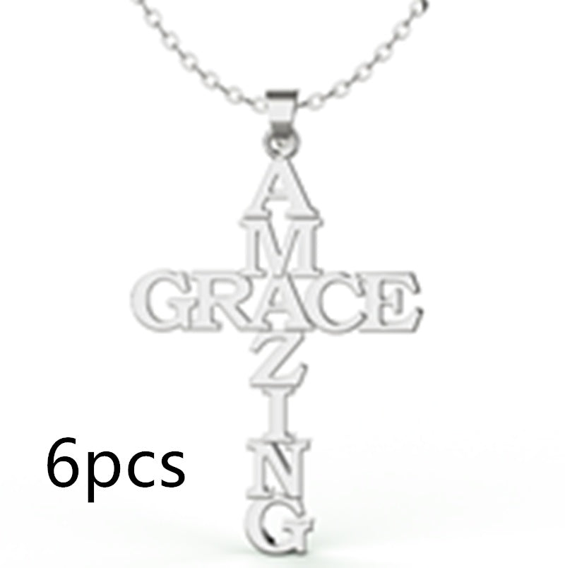 English Alphabet English Name Hip Hop Stainless Steel 4695cb76 c942 494b 84a0 78c50529ac62
