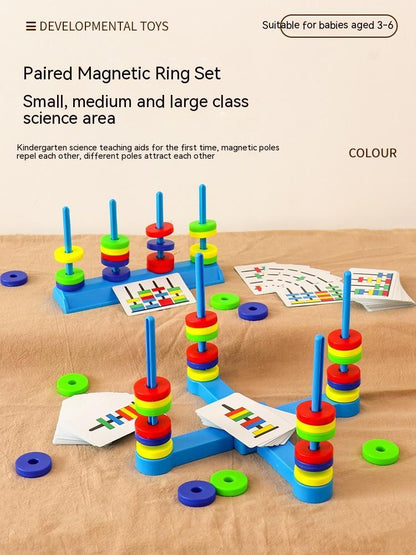 Children's Puzzle Colored Matching Magnetic Ring Toys 46a81d2e c0da 4911 8f92 f57b1853fe34