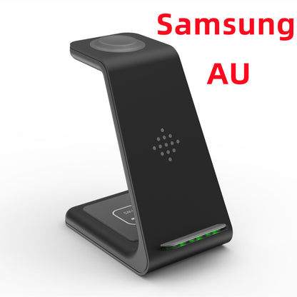 3 In 1 Fast Charging Station Wireless Charger Stand Wireless Quick Charge Dock For Phone Holder - 图片 71