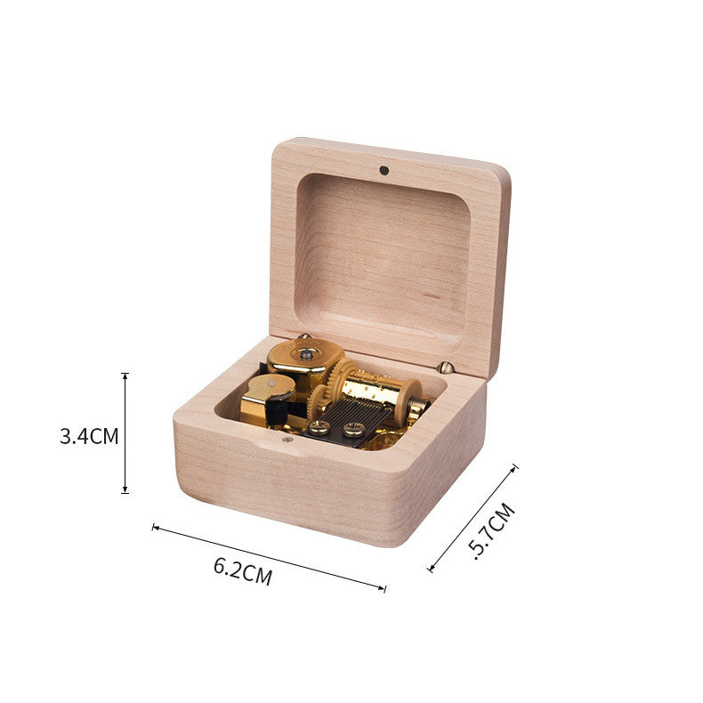 Wooden Clockwork Music Box Retro Creative Birthday Wooden Gift 46c04b23 530b 4807 a60b c2dc2077c009
