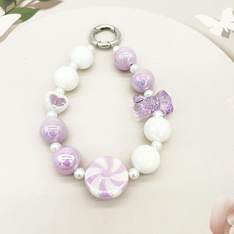 Candy Small Love Series Beaded Mobile Phone Charm 46c0f16e 766e 4db2 ae8e 3845357fb2ed