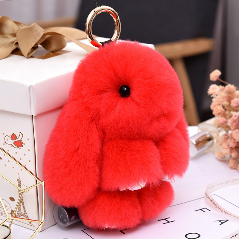 Fashionable Cotton Cute Rabbit Keychain Pendant 46cbfe15 4795 48b6 a6fa bc8cb00137b3