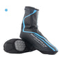 Factory PU Windproof Waterproof Shoes Set Lock Shoe Cover Winter Warm Fabric Mountain Bike Riding Waterproof Shoe Cover 46d32