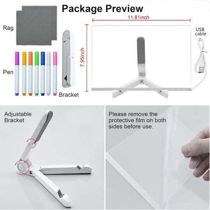 Acrylic Creative Desk Lamp Writing Light Board 46f06e61 2989 43af 80cb 42d62a295a31