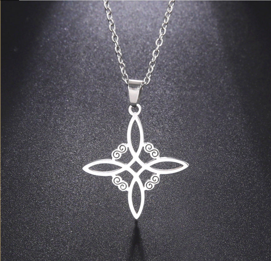Irish Knot Cross Necklace Popular Square Hollowed Out 46f7d313 0512 43af 9f46 22375417de3b