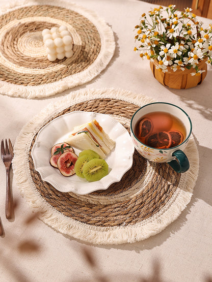 Tassel Grass Insulated Dining Table Mat 4719f5d5 3194 4b76 a5ca 4df5b8d726a1