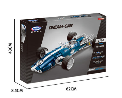 Creative Technology Blue Racing Car Assembling Building Blocks Toy 47206a3f b2d7 4a32 8d49 fb913da88c40