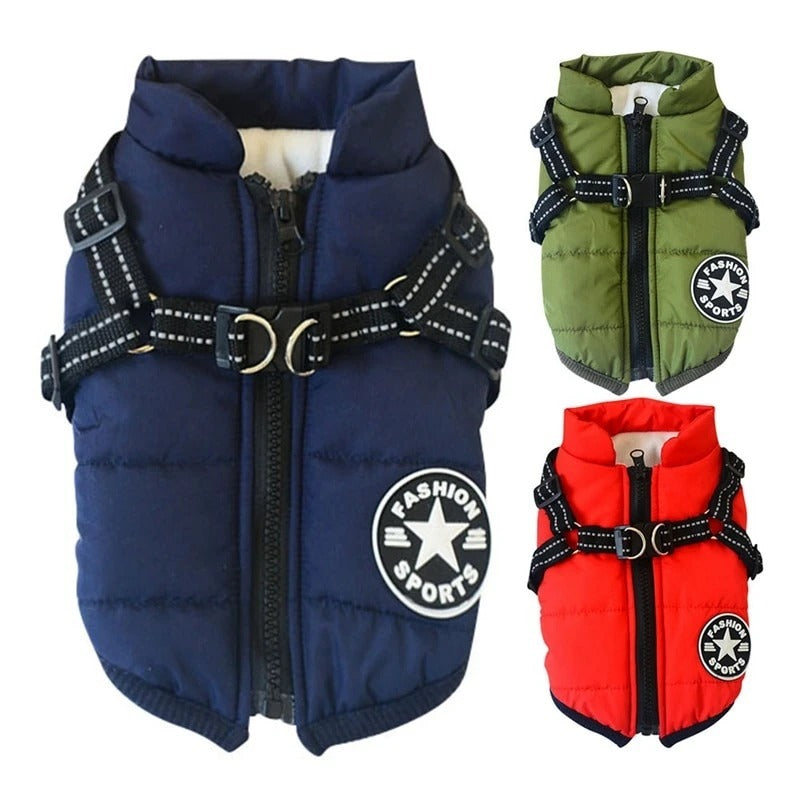 Pet Dog Clothes For Small Dogs Winter Warm Dog Hooded Coat Jackets Chihuahua Pug Outfits Puppy Cat Clothing 4729857271050