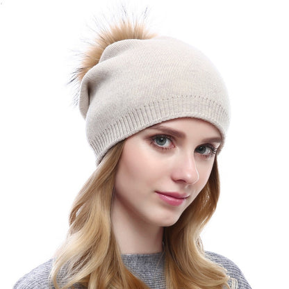 Fur Pompom Hats 4741116090773