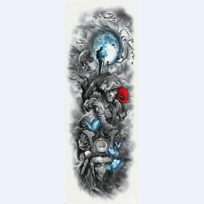 Full arm tattoo stickers