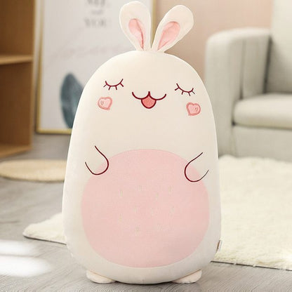 Cartoon cute animal dinosaur pig husky plush pillow cushion 4744453043062
