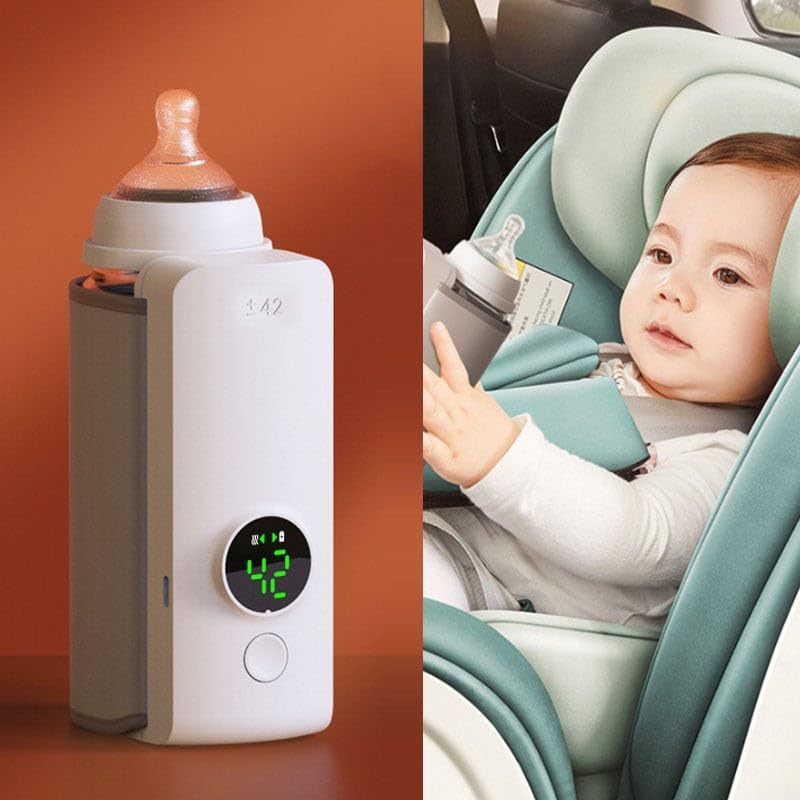 Portable Wireless Rechargeable Baby Bottle Warmer USB Charging And Heating Bag Portable Constant Temperature Milk Warmer Univ