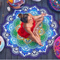 Polygon Printing Tassel Round Bath Towel Yoga Mat 4747539699976 5a7399d1 f5c6 4e66 a751 cdf13409baf9