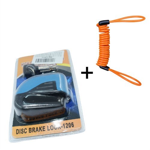 Motorcycle alarm disc brake lock anti-theft lock 474806163168
