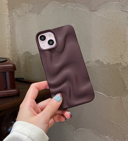 Pleated Water Ripple Solid Color Electroplated Drop-resistant Soft Shell - 图片 9