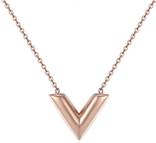 Korean version of V-shaped necklace 476463633895