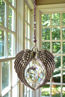 Angel Wings Metal Car Pendant Crystal Decorative Pendant 4765ab9b 823a 44e3 900c 69f0fee2d90b