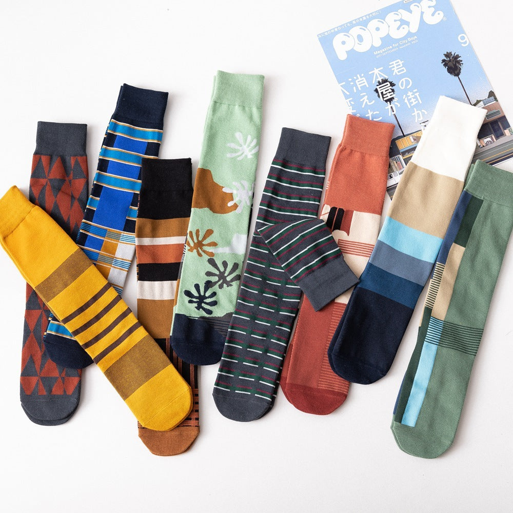 Pile socks AB asymmetric socks 4779288635486