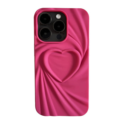 Creative Pleated Love Phone Case 477ac994 3690 4411 b301 855ca36ff464