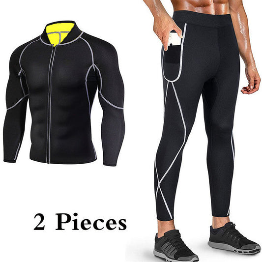 Men's Running Sports Yoga Sauna Fitness Suit 477e1418 c4f3 49b5 8370 1469b2a16b1a