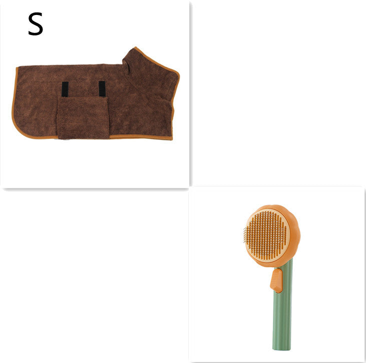 New Pet Cat Brush Hot Selling Hand-held Steel Wire Self-cleaning Comb Looper For Hair Removal 477f7ba8 16cf 40d9 a754 f6b729c