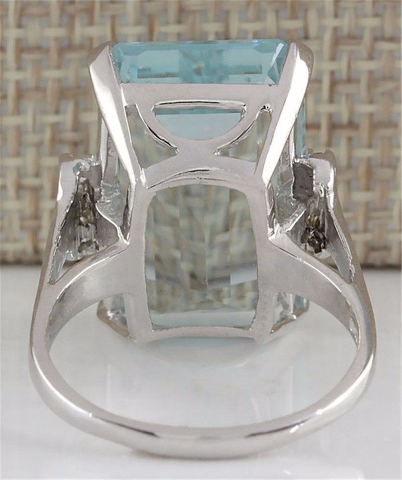 Hot European and American fashion luxury topaz engagement ring sapphire ring hand jewelry 4788760412 452955805