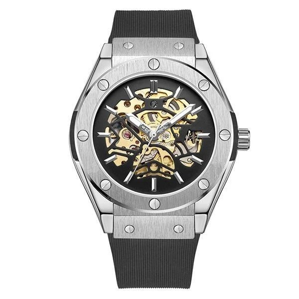 Vintage skeleton mechanical watch 4796623673653