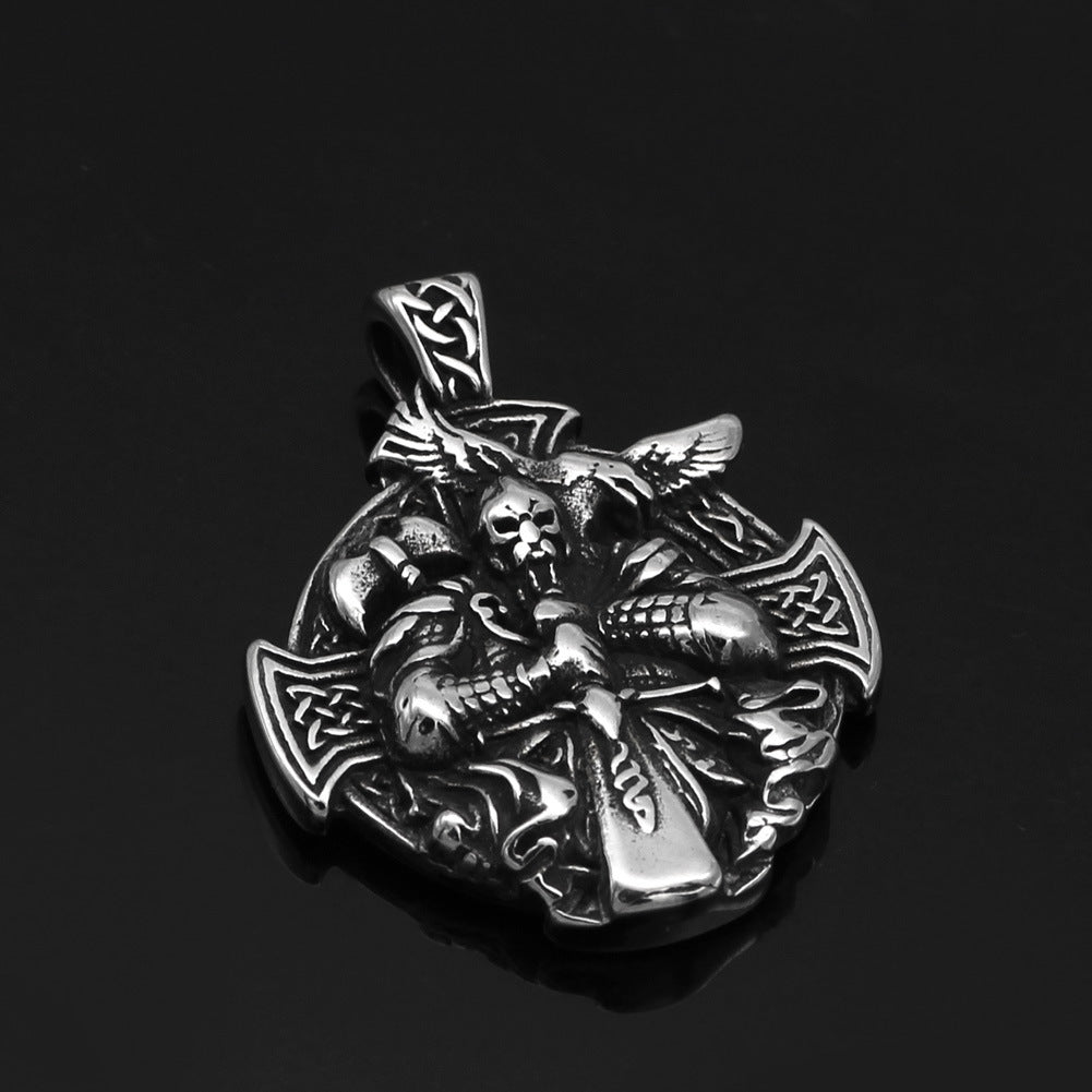 Viking Warrior Aoding Mount Crow Hammer Necklace 47a44718 3bcf 4f2d aeeb 5bab870d396d