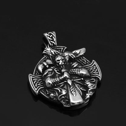 Viking Warrior Aoding Mount Crow Hammer Necklace 47a44718 3bcf 4f2d aeeb 5bab870d396d