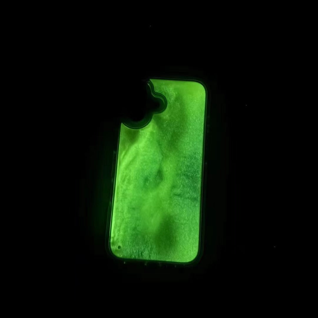 Simple Luminous Glitter Powder Quicksand Drop-resistant Hard Shell Phone Case