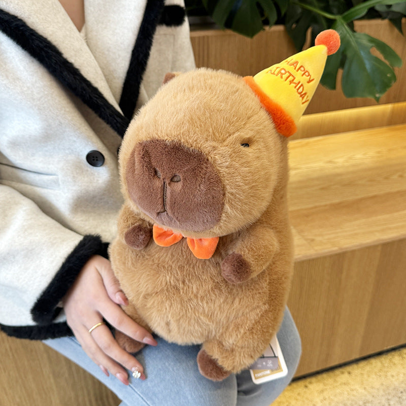 Birthday Hat Capabala Cute Capybara Plush Toy 47b6698b 4e82 40ab ad22 80589b1306f1