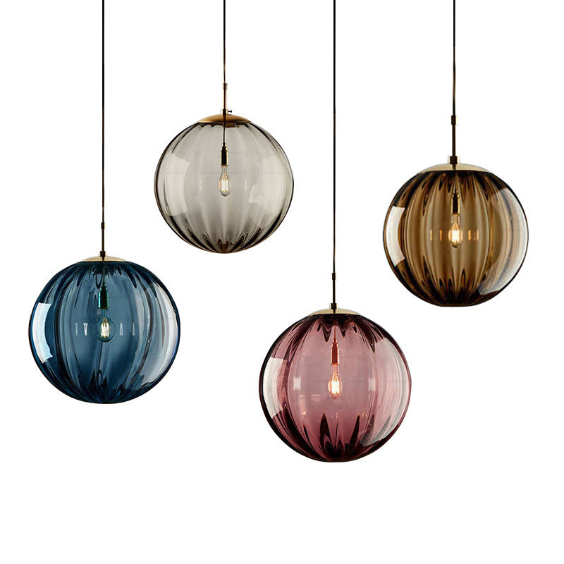 Simple Water-wave Glass Ball Creative Chandelier 47b9299a bbe2 4a5c ae62 0478d4481927