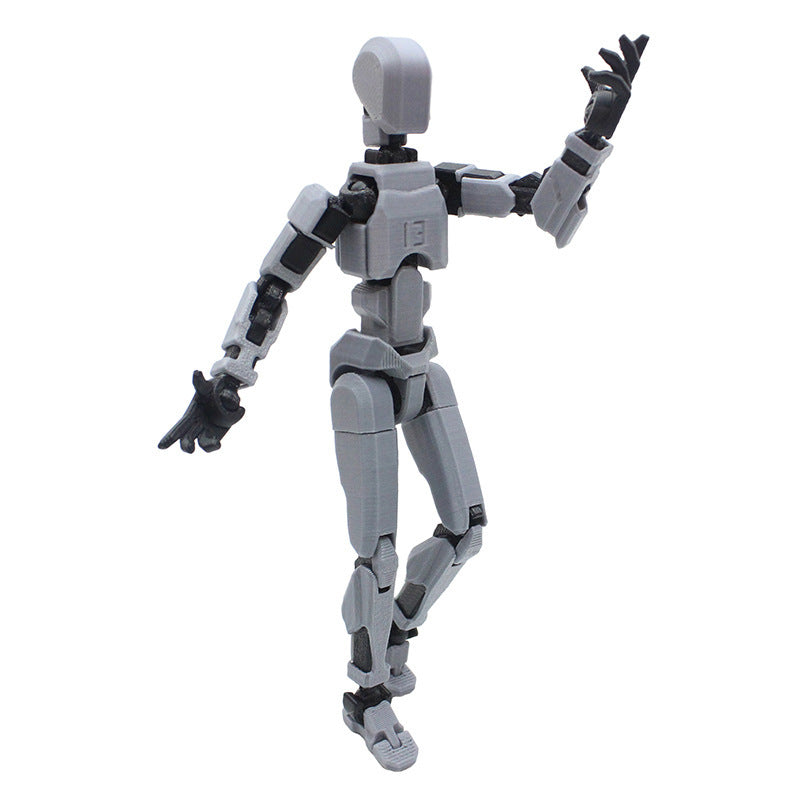 3D Printing More Than Movable Joint Doll Lucky 13 Full Body Movable Robot - HD Wireless Product #6