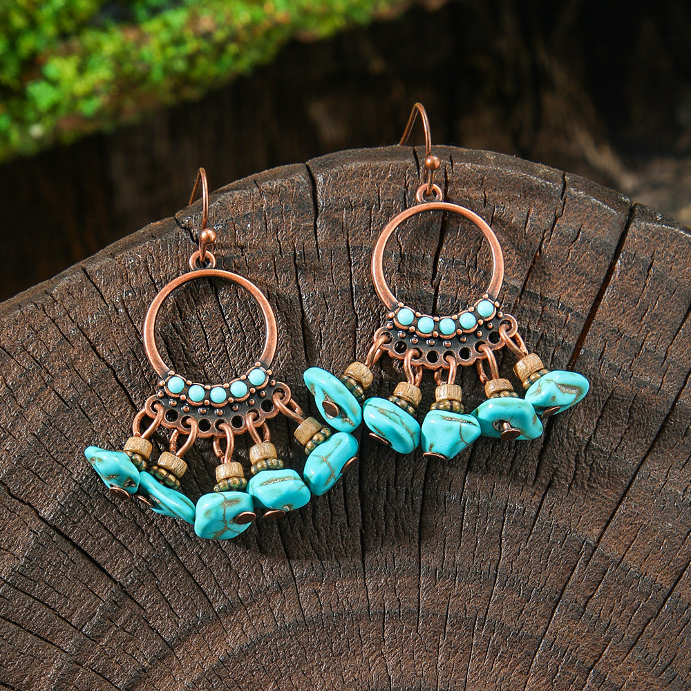 Vintage Bohemian Style Hand-woven Tassel Earrings 47d628a7 4de9 41de a93c 9b53781c2b7f