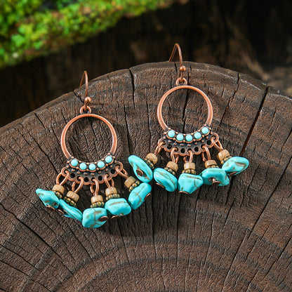 Vintage Bohemian Style Hand-woven Tassel Earrings 47d628a7 4de9 41de a93c 9b53781c2b7f