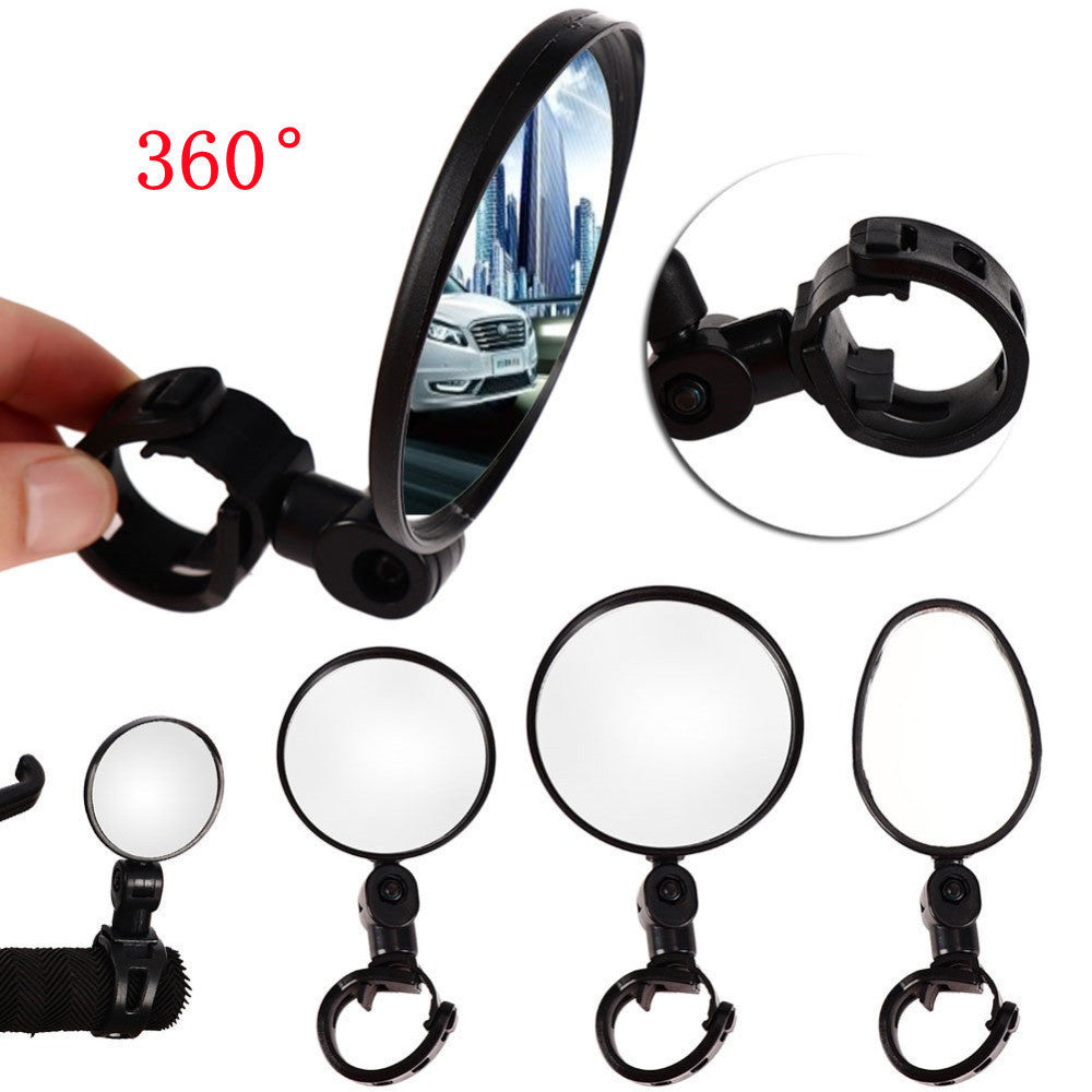 Bicycle Rearview Mirror Wide-angle Convex Mirror Rearview Mirror With Silicone Handle 47ecd45c 93ed 410e a65f fee5033fc94a