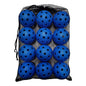 74mm40 Hole 26g Plastic Pickleball Weifu Holed Balls Pickleball Black Net Pocket Suit 12 PCs - HD Wireless Product #11
