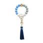 Silicone Wrist Keychain Handmade Beaded Leather Tassel Bracelet 47ff38a3 83f1 4a8e 953c 18d1dddc9f3c